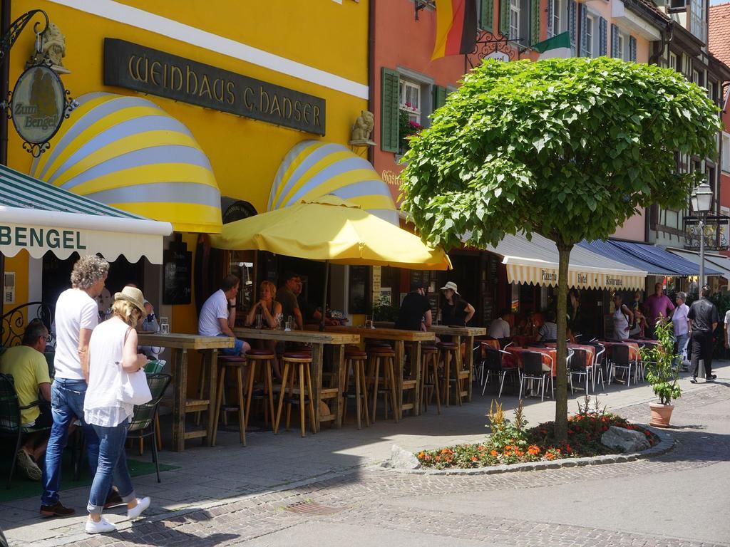 Pension Ins Fischernetz - Hanser Hotell Meersburg Exteriör bild